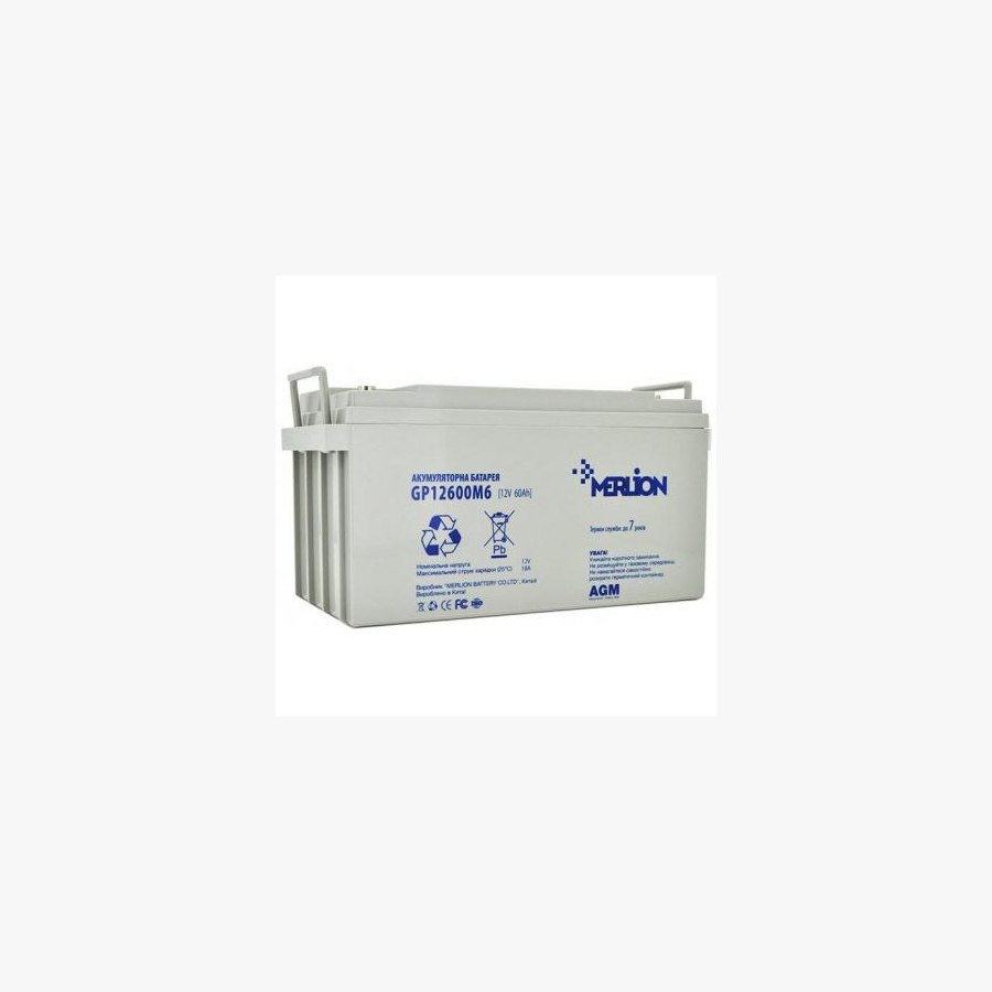 Батарея до ДБЖ Merlion 12V-60Ah (GP12600M6)