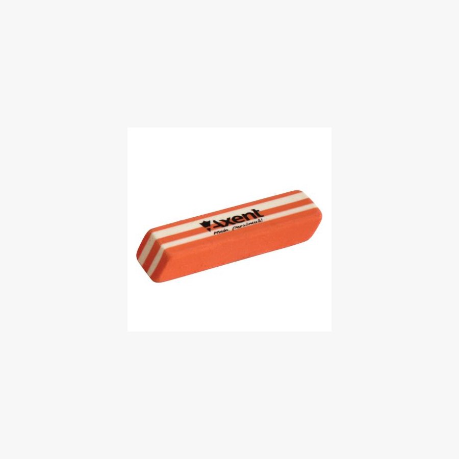 Гумка Axent soft, double-colored (white-red) (display) (1184-А)