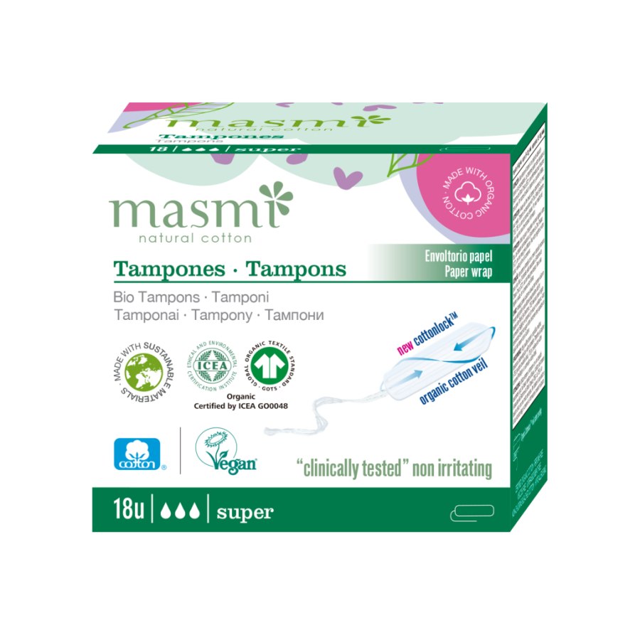 Тампони Masmi Super без аплікатора 18 шт. (8432984000523)
