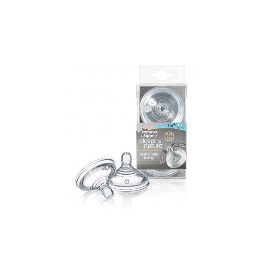 Соска Tommee Tippee силіконова Closer to Nature Tommee Tippee "Середній потік" 2 (42112276)