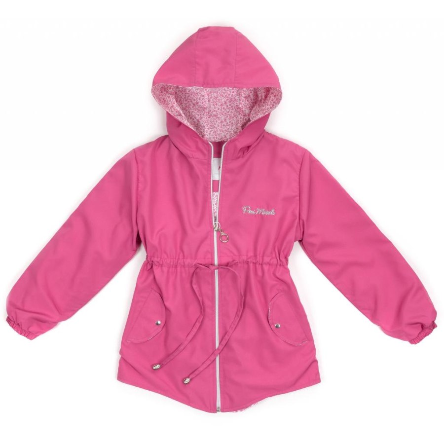 Куртка дитяча Haknur вітровка з капюшоном (7855-140G-fuchsia)