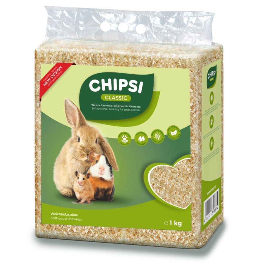 Наповнювач для гризунів Chipsi тирса класік 15 л/1 кг (4002973318874)