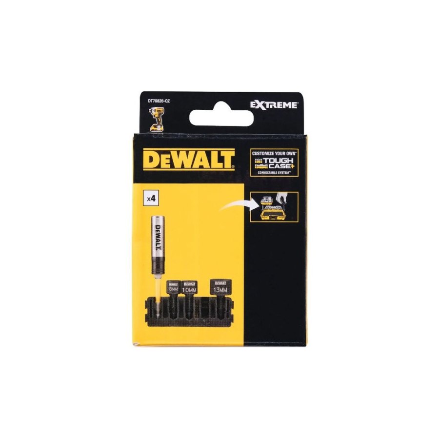 Головка магнітна DeWALT в касеті для Tough Case, торцевих магнітних знімних EXTREME IMPACT (DT70826)