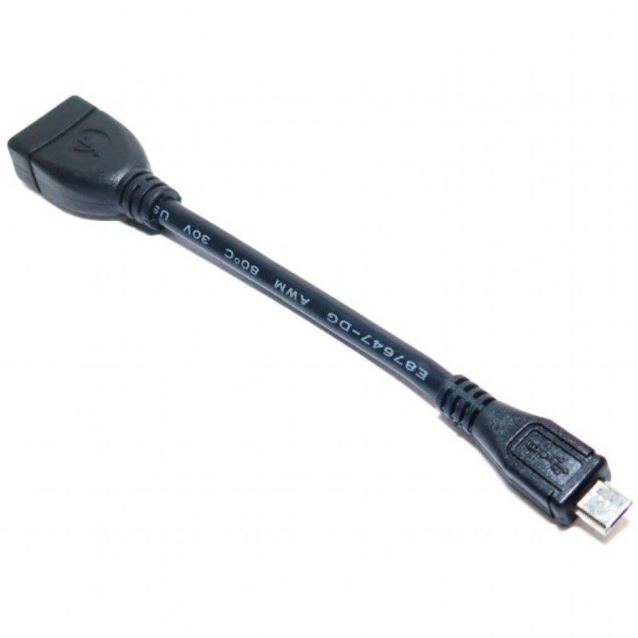 Перехідник OTG USB 2.0 AF to Micro 5P 0.1m Extradigital (KBO1623)