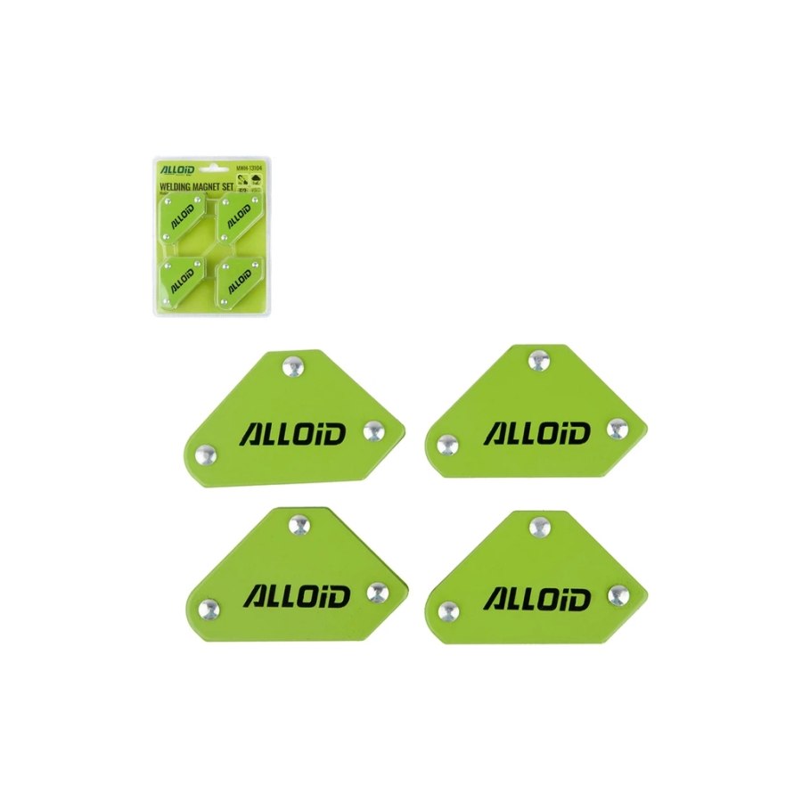 Магніт для зварювання Alloid 4кг, 4шт, трикутник (MWH-13104)