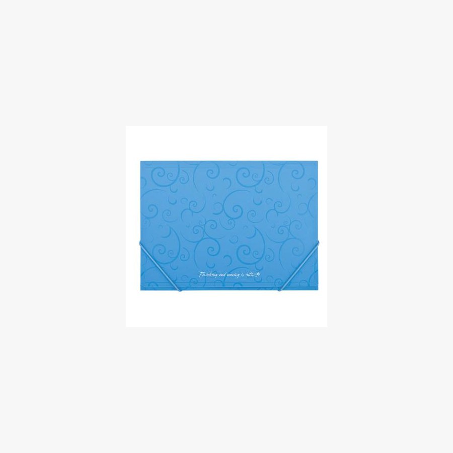 Папка на резинках Buromax А4, BAROCCO, sky-blue (BM.3914-14)