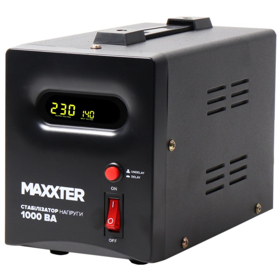 Стабілізатор напруги Maxxter MX-AVR-S1000-01