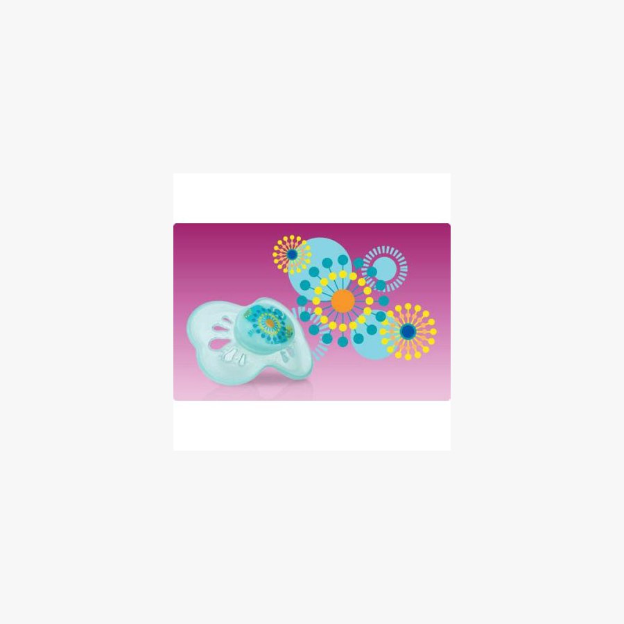 Пустушка Nuby Бабочка бирюзовая (5714LFS-1)