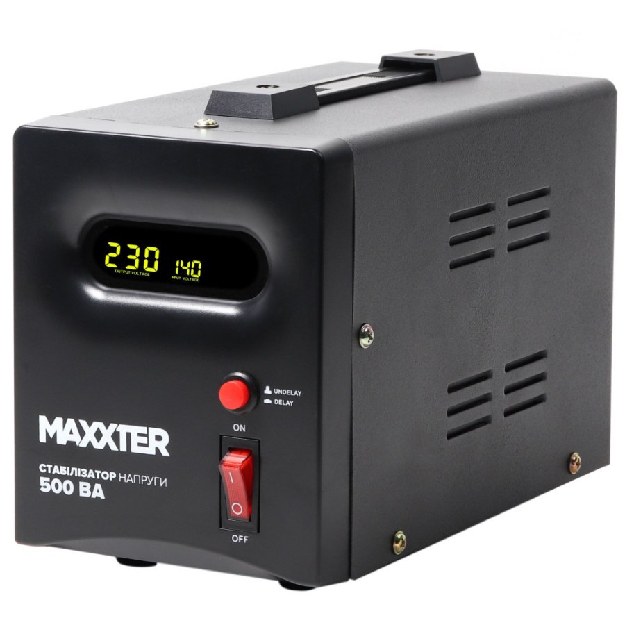 Стабілізатор напруги Maxxter MX-AVR-S500-01