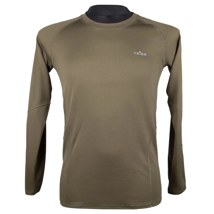 Лонгслів Tribe Coolpass LS olive 2XL (T-KI-0007-olive-2XL)