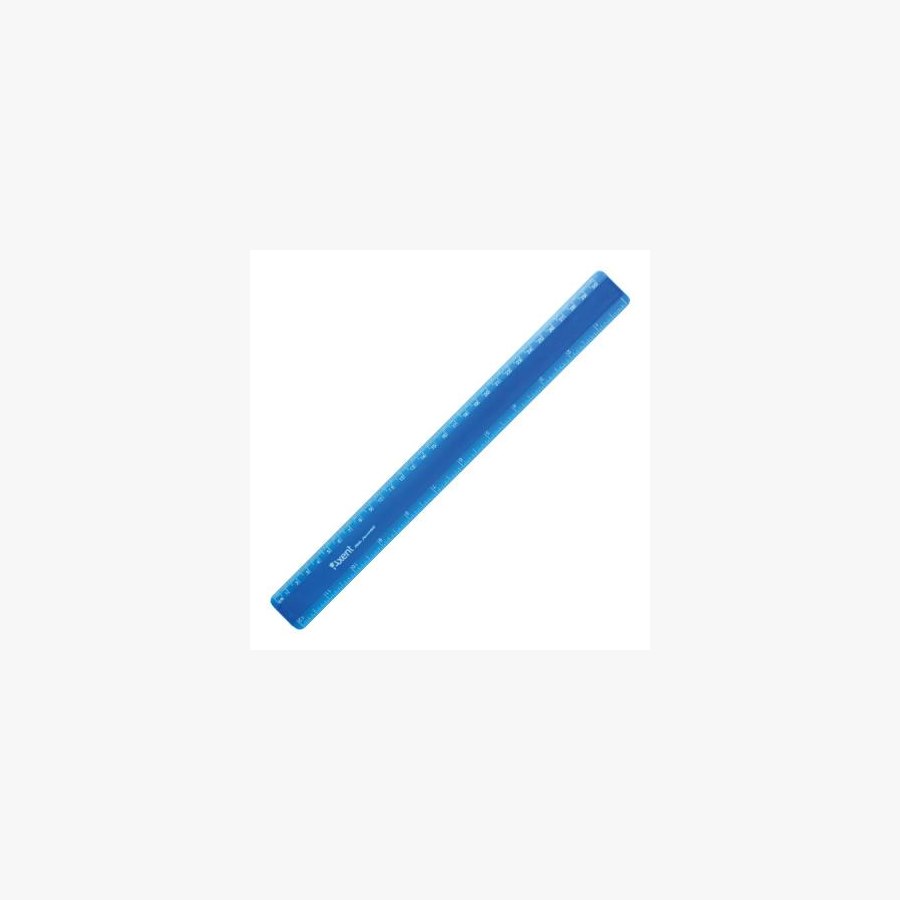 Лінійка Axent plastic, 30cm, matt, blue (7530-02-А)
