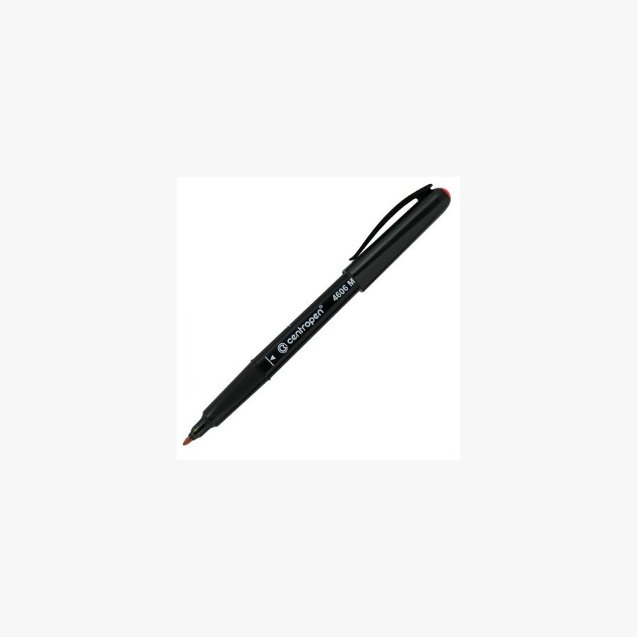 Маркер Centropen CD-Pen 4606 ergoline, 1 мм red (4606/02)