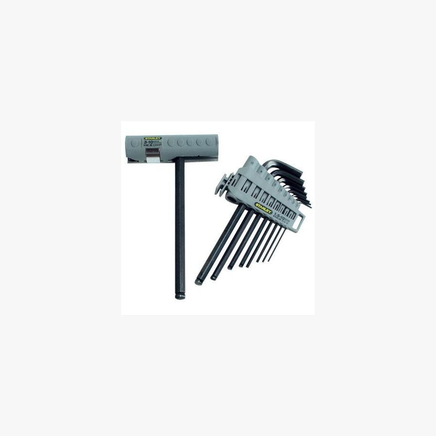 Набір інструментів Stanley HEX GRIP ключей шестигранных, 9шт. (0-89-904)