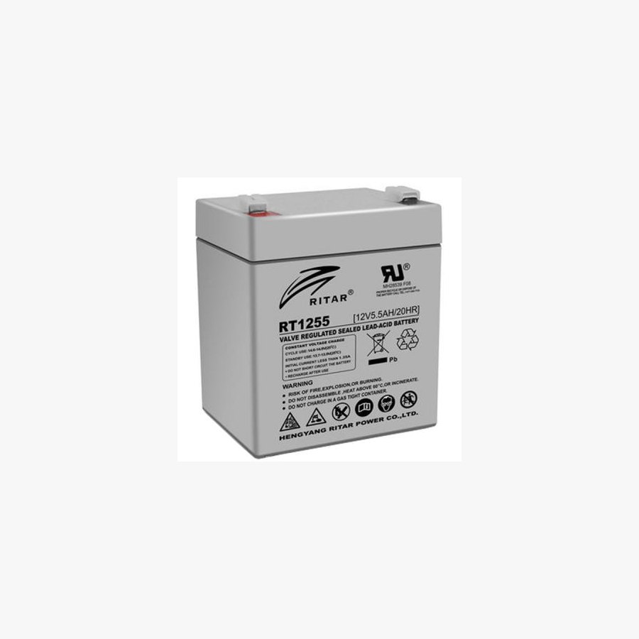 Батарея до ДБЖ Ritar AGM RT1255, 12V-5.5Ah (RT1255)