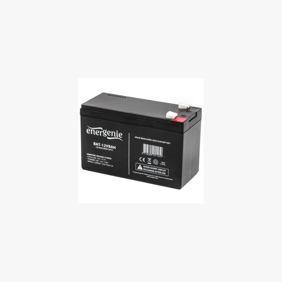 Батарея до ДБЖ EnerGenie 12В 8 Ач (BAT-12V8AH)