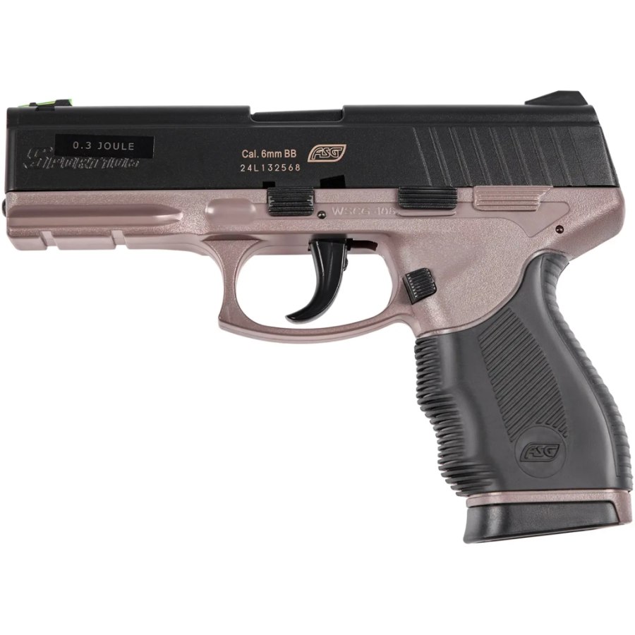 Страйкбольний пістолет ASG Sport 106 Spring Black/FDE (20122)