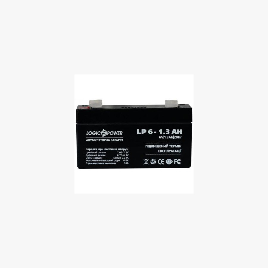Батарея до ДБЖ LogicPower LPM 6В 1.3 Ач (4157)