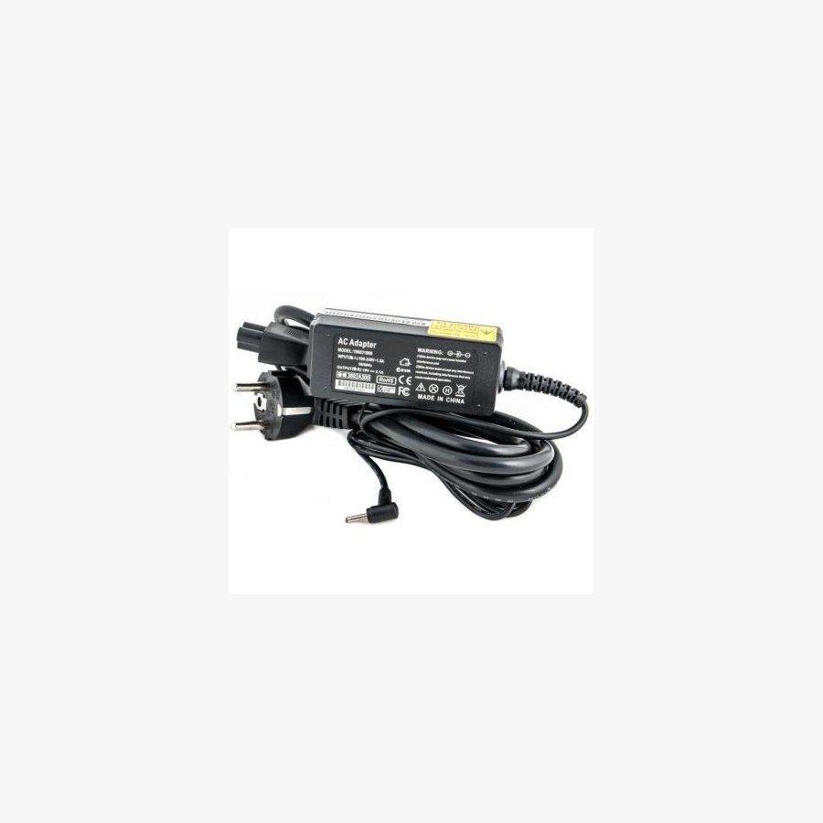 Блок живлення до ноутбуку PowerPlant ASUS 220V, 40W, 19V 2.1A (2.3*0.7) (AS40F2307)