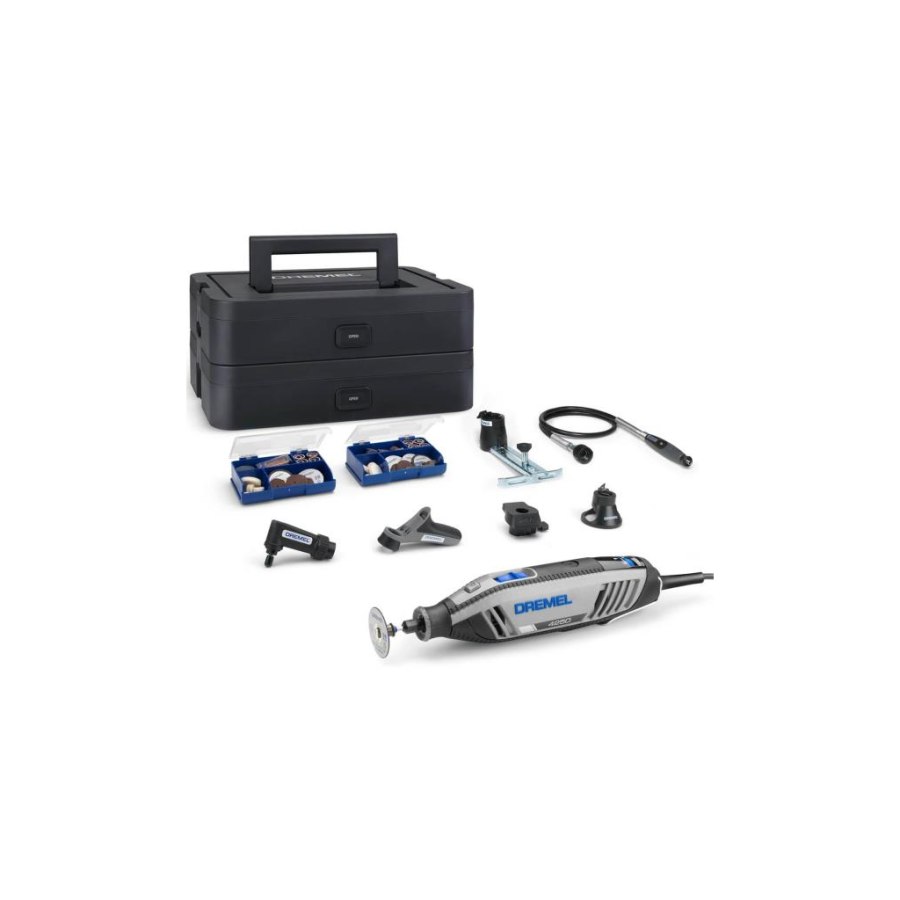 Гравер Dremel 4250 6-128 Platinum+ 175В 5000-35000об/хв, 128 акс, 6 насадок, 3.78кг (F.013.425.0JS)