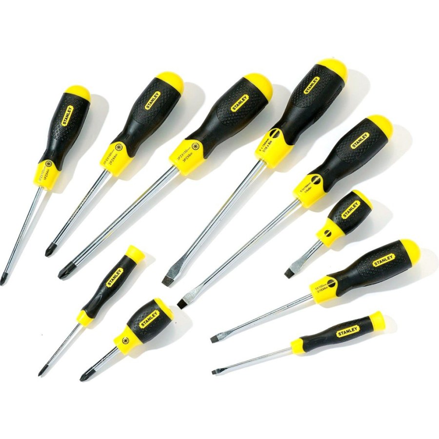 Набір викруток Stanley CUSHION GRIP отвёрток 10 шт (2-65-005) (2-65-005)