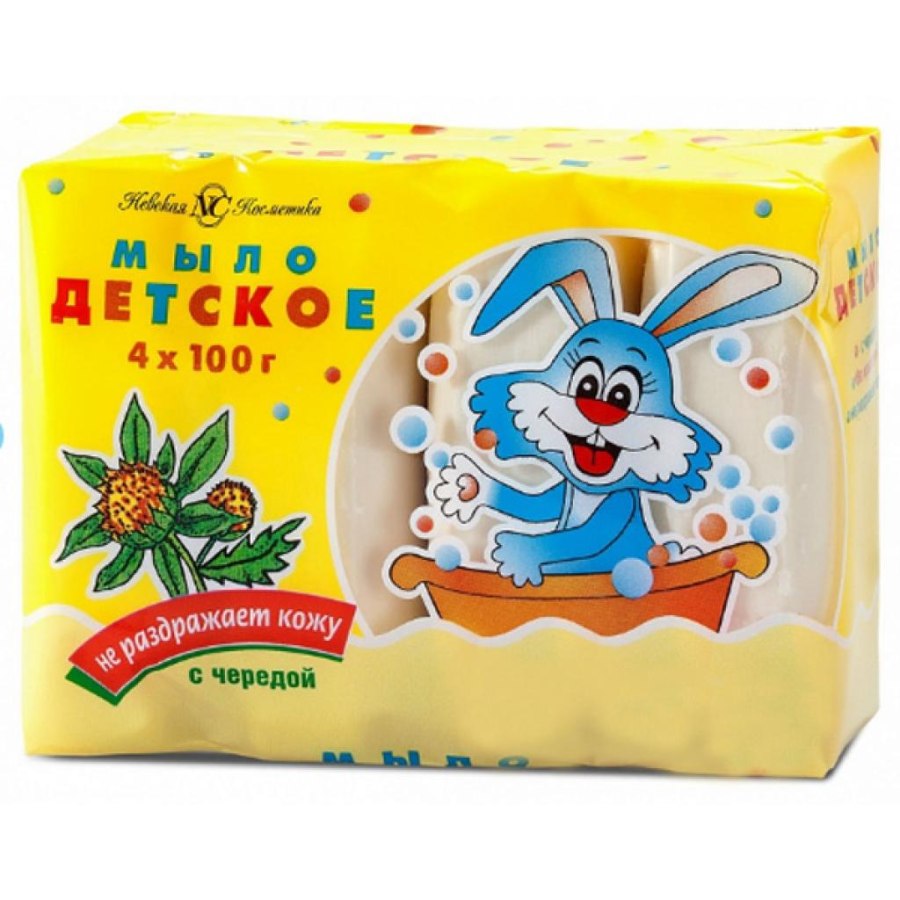 Дитяче мило Невская косметика Детское с экстрактом череды 4x100 г (4600697101552)