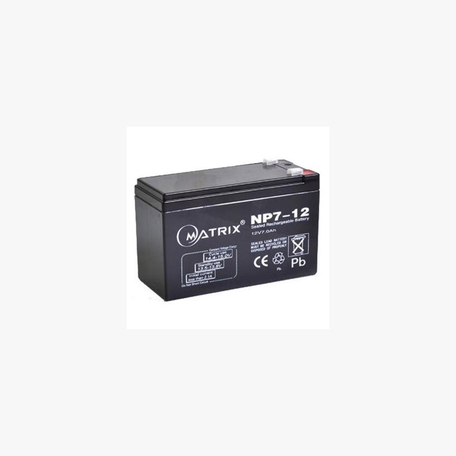 Батарея до ДБЖ Matrix 12V 7AH (NP7-12)