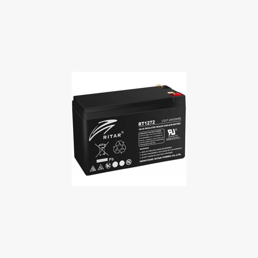 Батарея до ДБЖ Ritar AGM RT1272B, 12V-7.2Ah (RT1272B)