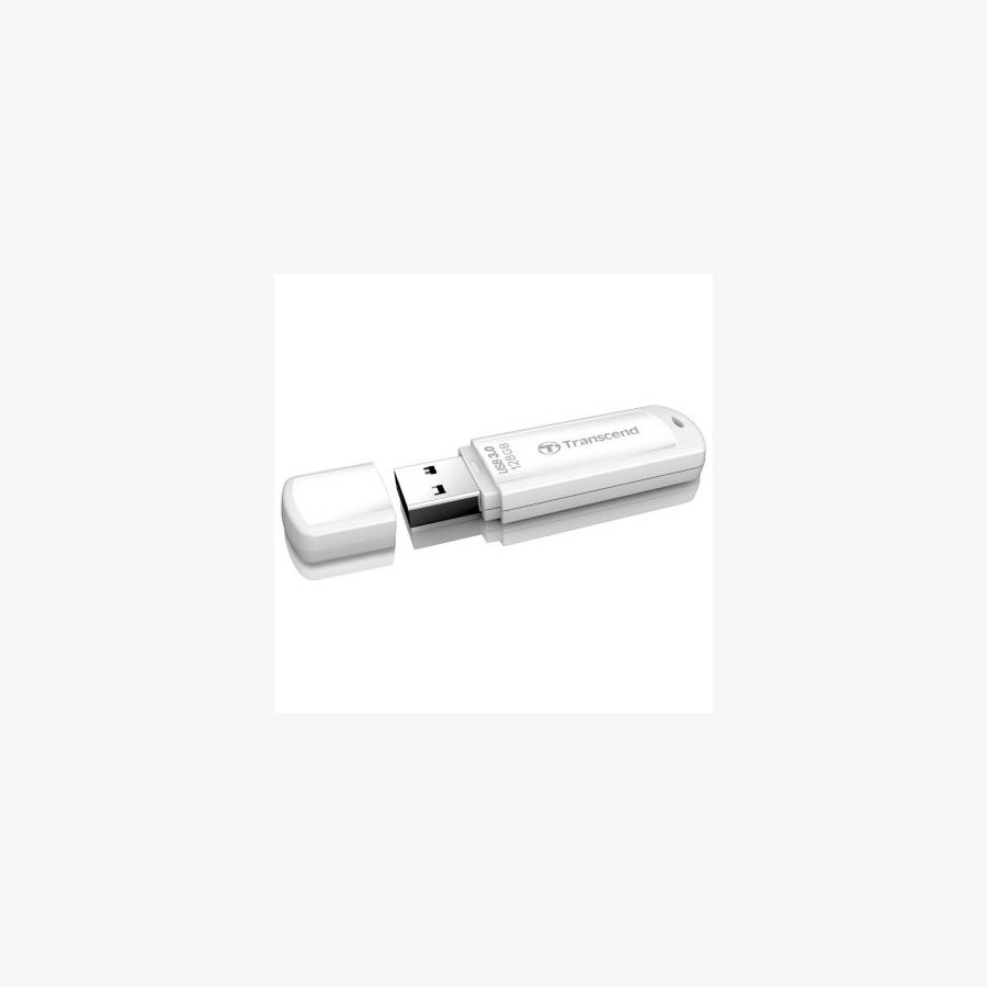 USB флеш накопичувач Transcend 128GB JetFlash 730 White USB 3.0 (TS128GJF730)