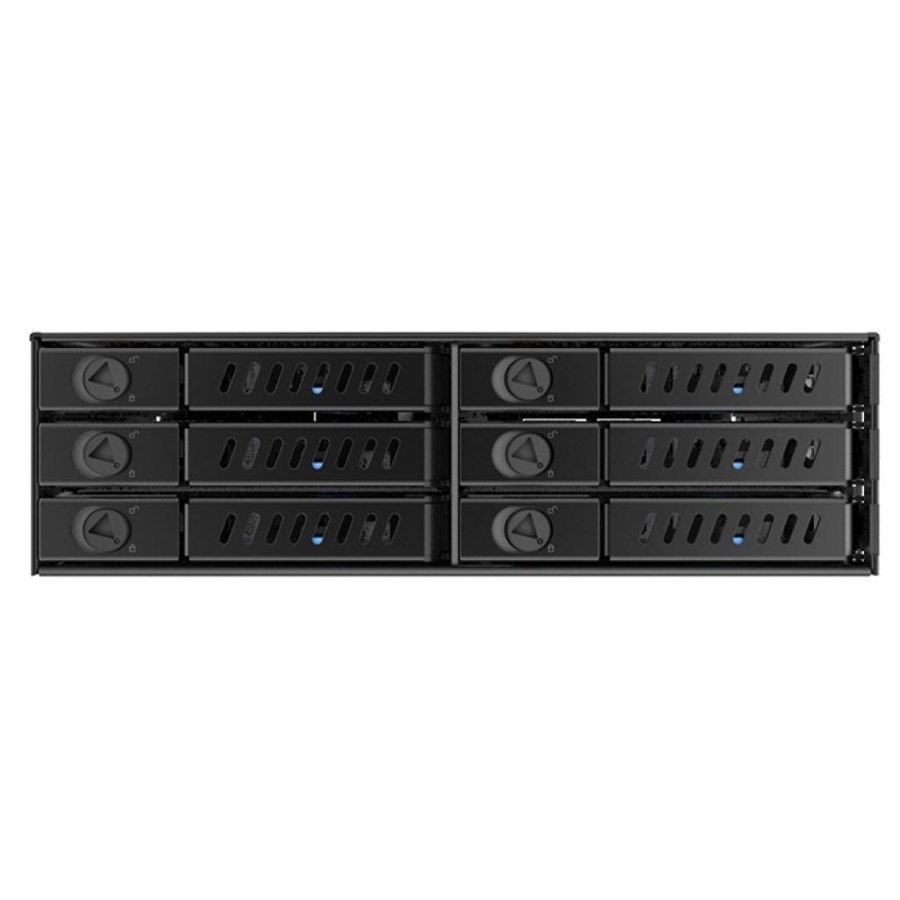Бекплейн Chieftec 1x5.25"/6x2.5" Hot-Swap Metal (CMR-625)