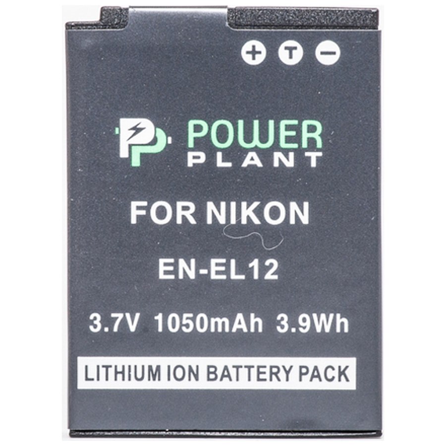 Акумулятор до фото/відео PowerPlant Nikon EN-EL12 (DV00DV1242)