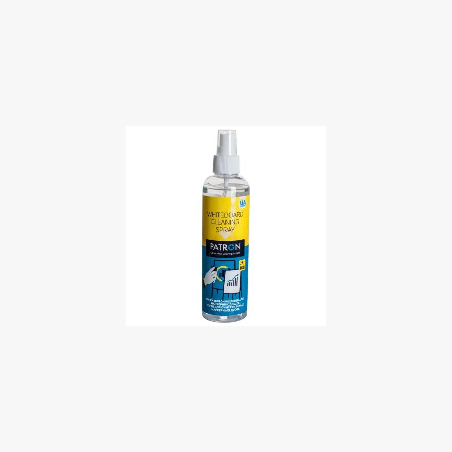 Спрей для очищення Patron Whiteboard Cleaner 250мл (F3-007)