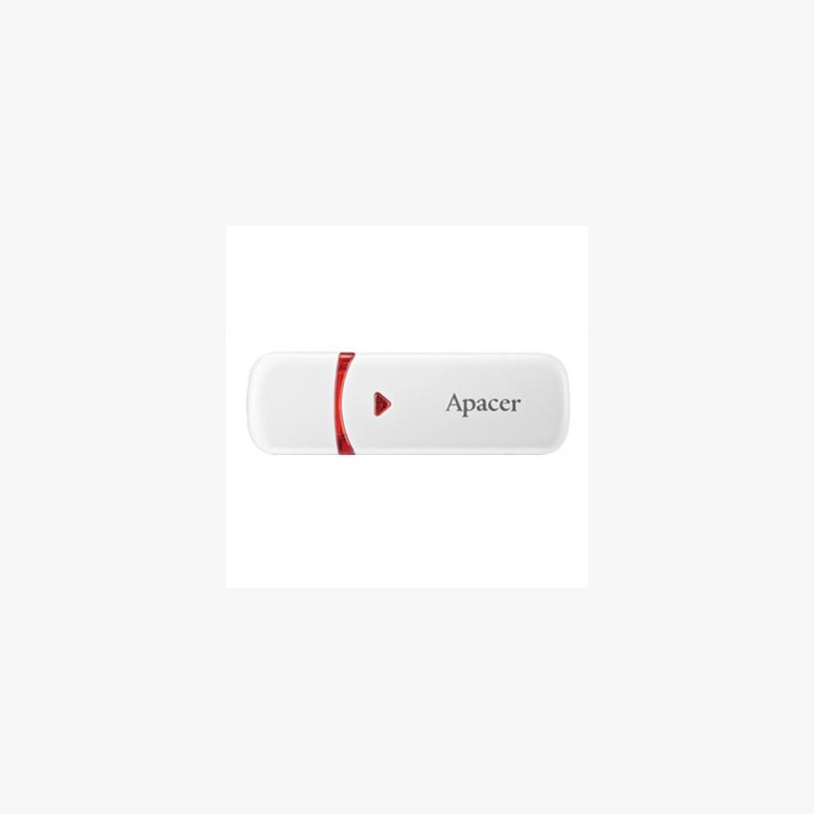 USB флеш накопичувач Apacer 64GB AH333 white USB 2.0 (AP64GAH333W-1)