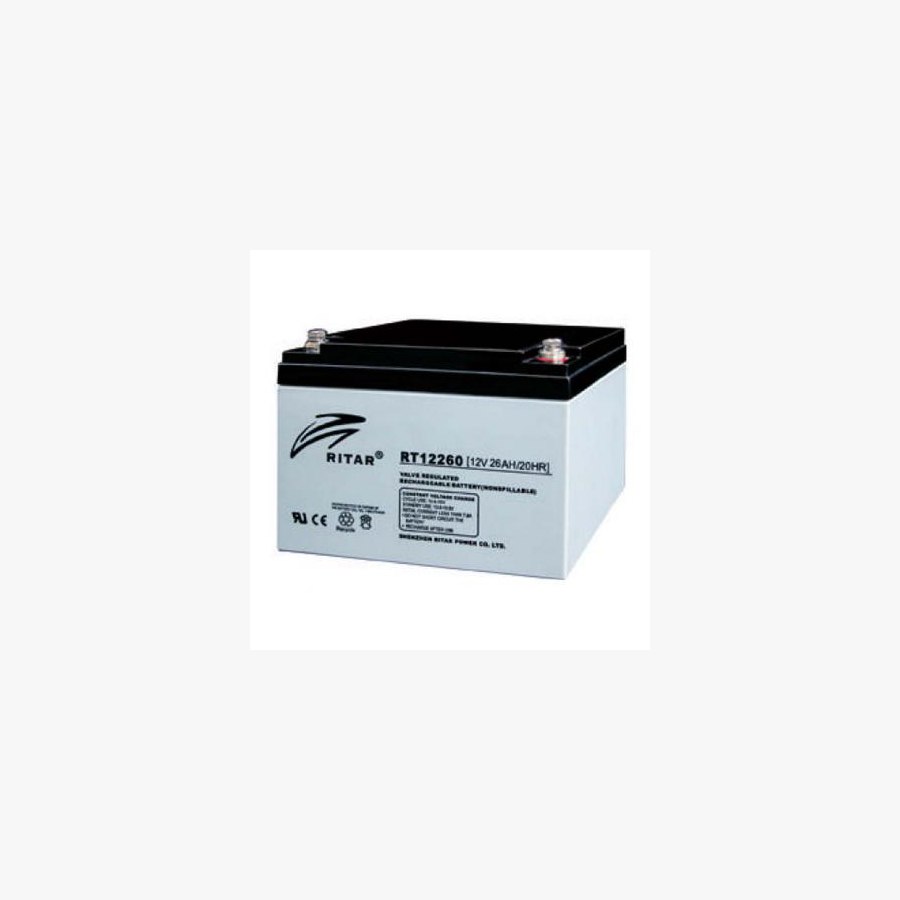 Батарея до ДБЖ Ritar AGM RT12260, 12V-26Ah (RT12260)