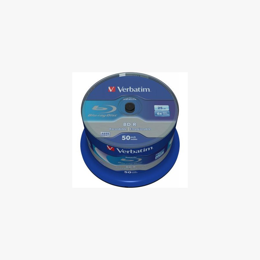 Диск BD Verbatim 25Gb 6x Cacke 50шт Datalife (43838)