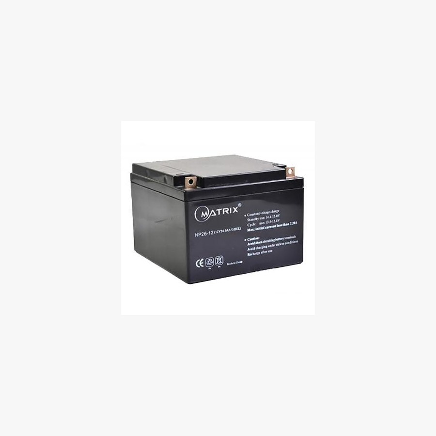 Батарея до ДБЖ Matrix 12V 26AH (NP26-12)
