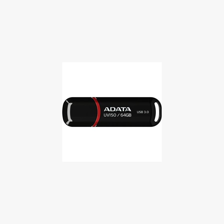 USB флеш накопичувач ADATA 64GB UV150 Black USB 3.0 (AUV150-64G-RBK)