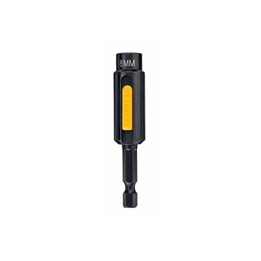 Головка магнітна DeWALT магнітна EXTREME 1/4 х 8 мм, шестигранна з магнітом, що рухається всередині (DT7430)