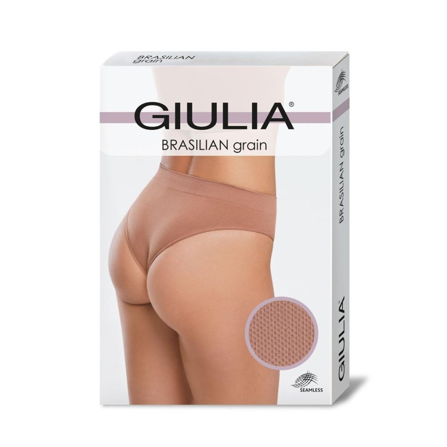 Труси Giulia Brasilian Briefs Grain Black L/XL (4823116930193)