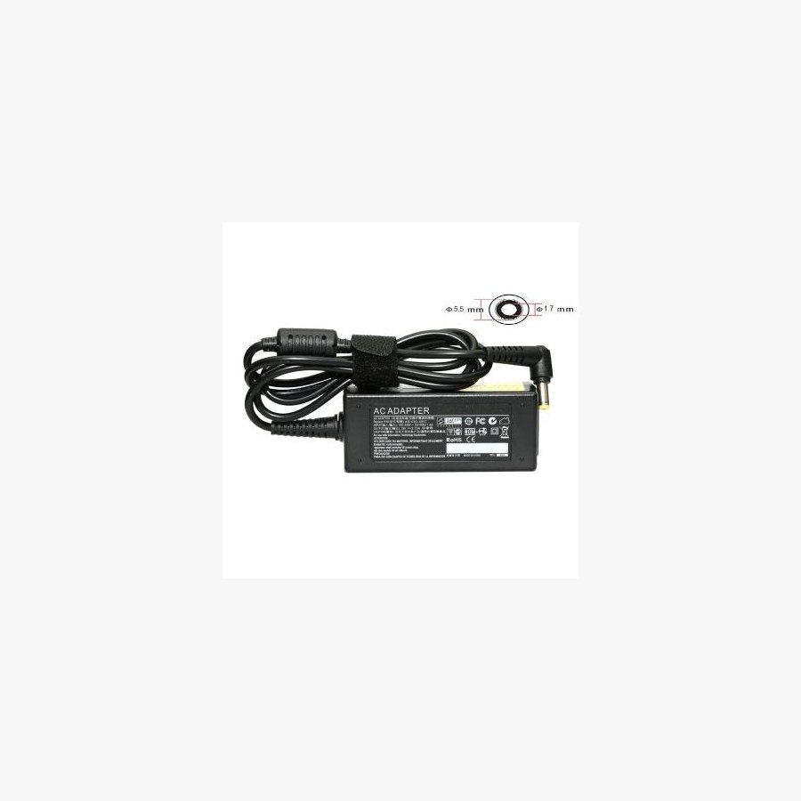Блок живлення до ноутбуку PowerPlant ACER 220V, 19V 40W 2.15A (5.5*1.7) (AC40F5517)