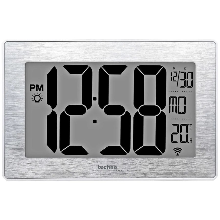 Настінний годинник Technoline WS8019 Silver (DAS301306)