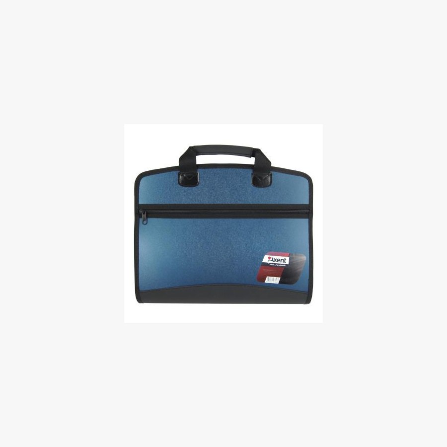Папка - портфель Axent А4, 4 compartments, blue metallic (1621-12-А)