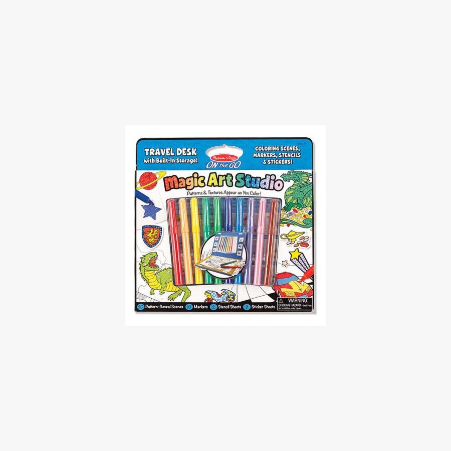 Набір для творчості Melissa&Doug Раскраска, наклейка, трафарет (MD5240)