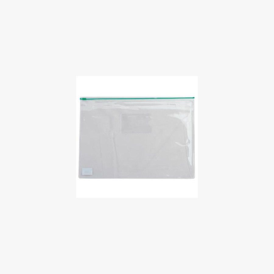 Папка на блискавці Buromax А5, plastic zipper green (BM.3947-04)