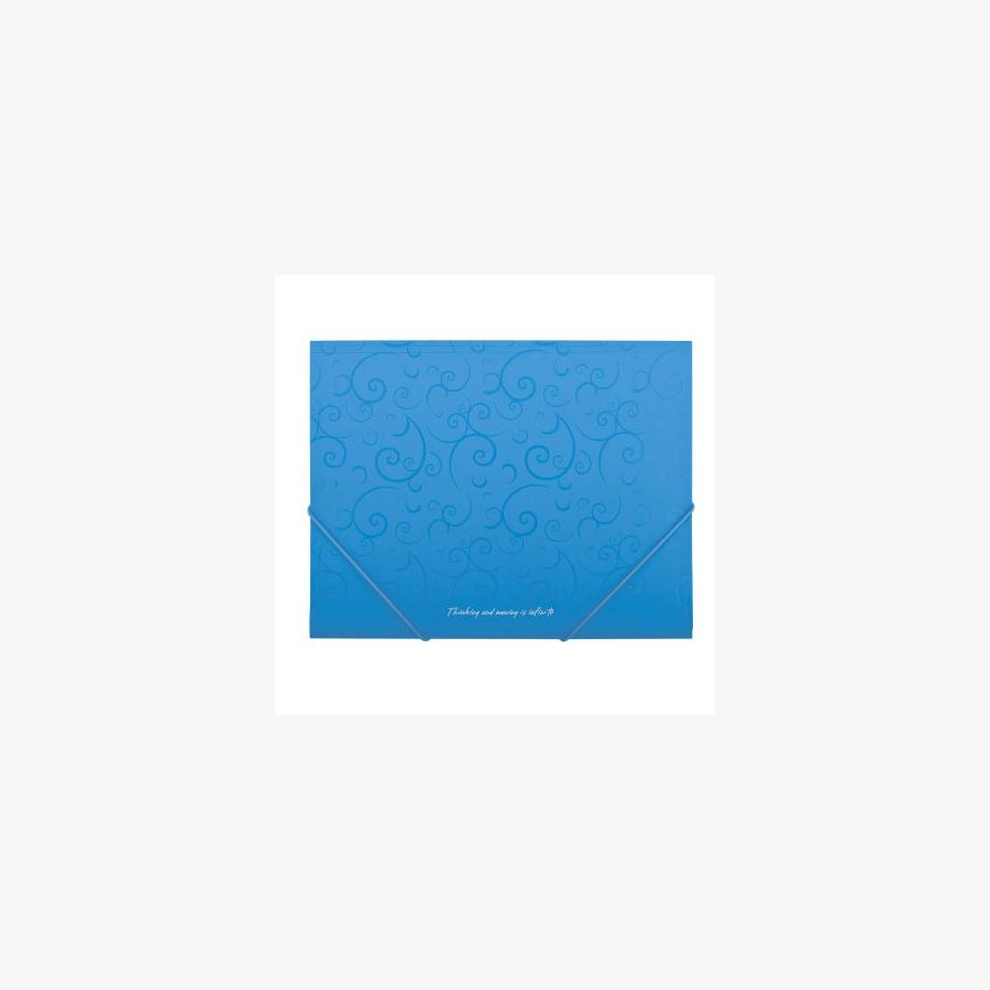 Папка на резинках Buromax А5, BAROCCO, sky-blue (BM.3902-14)