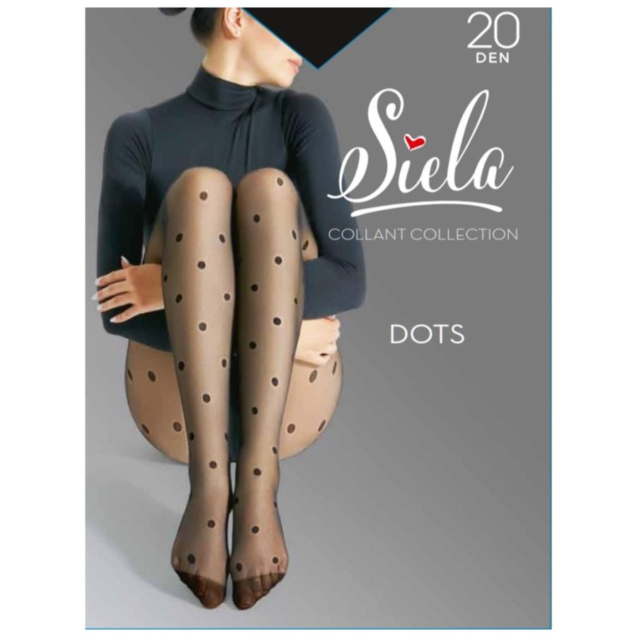 Колготи Siela Dots Big 20 Den Nero - 3 (4823102986951)