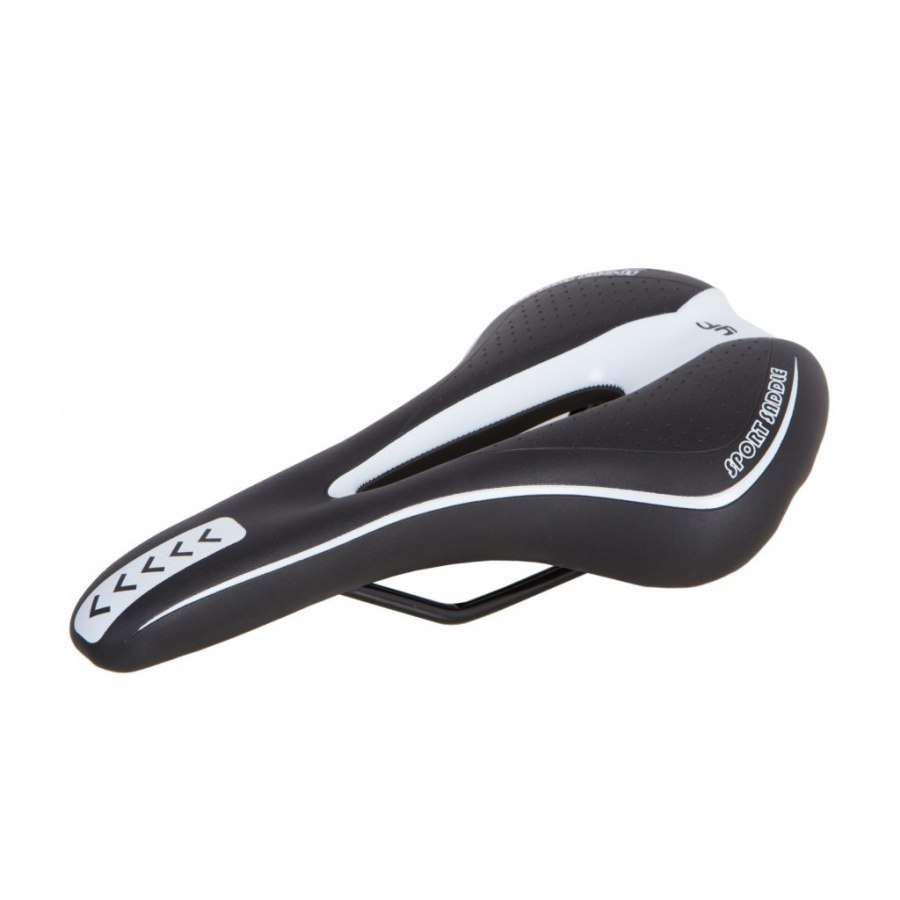Сідло Velotrade MTB " 270*140 чёрно-белый YF-1018 (SAD-299)
