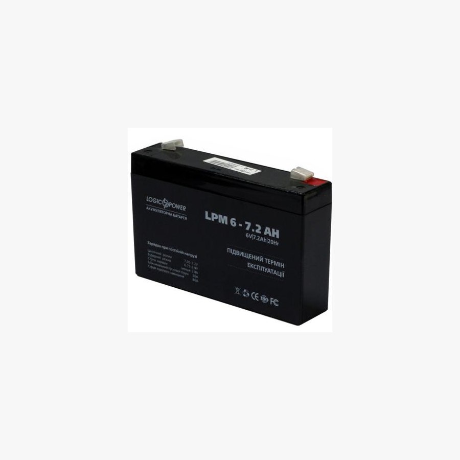 Батарея до ДБЖ LogicPower LPM 6В 7.2 Ач (3859)