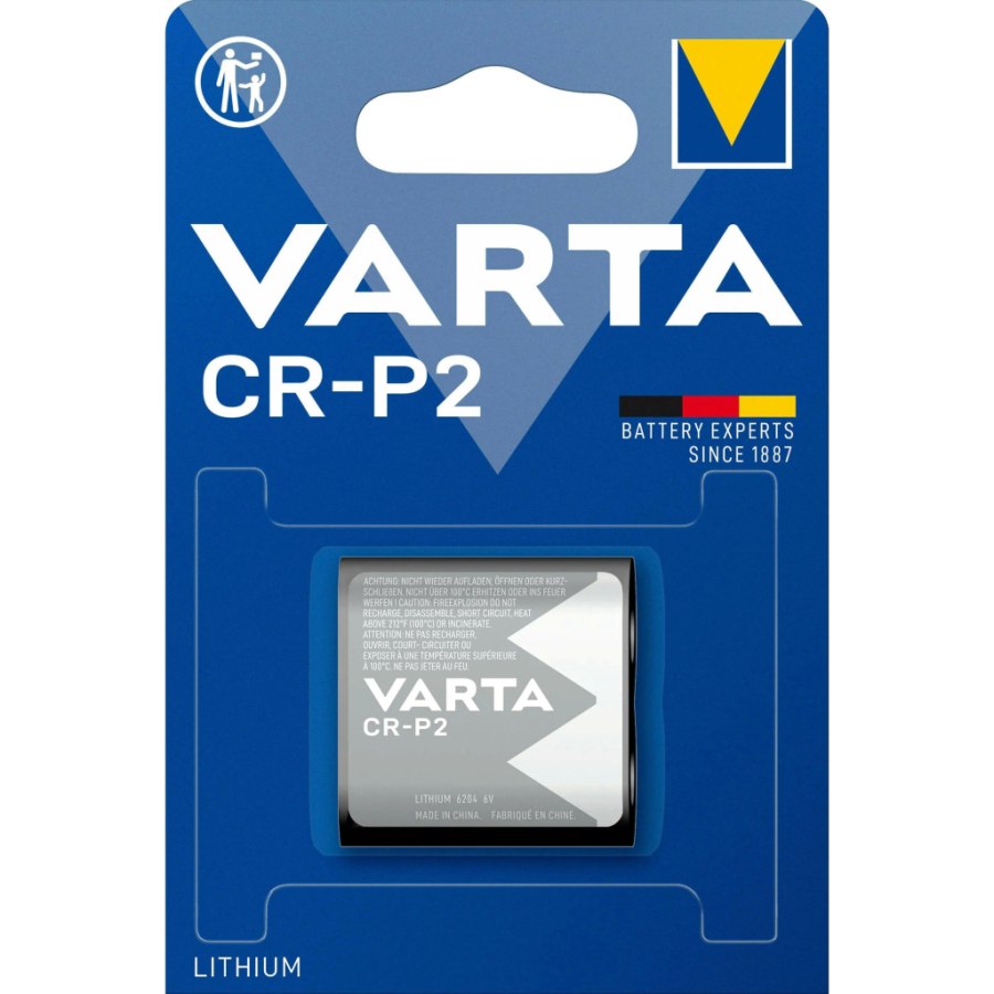 Батарейка Varta PHOTO CR P2 LITHIUM (06204301401)