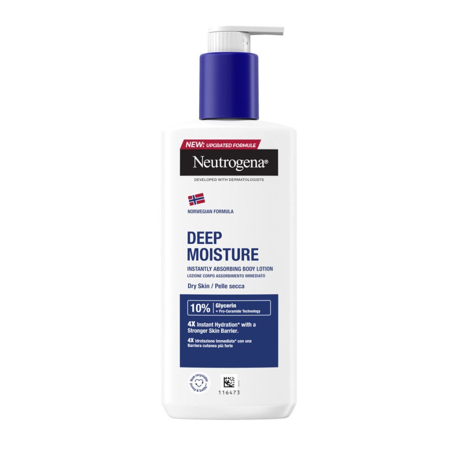 Лосьйон для тіла Neutrogena Норвезька формула Глибоке зволоження для сухої шкіри 250 мл (3574661190709/3574660514520/3574661759869)