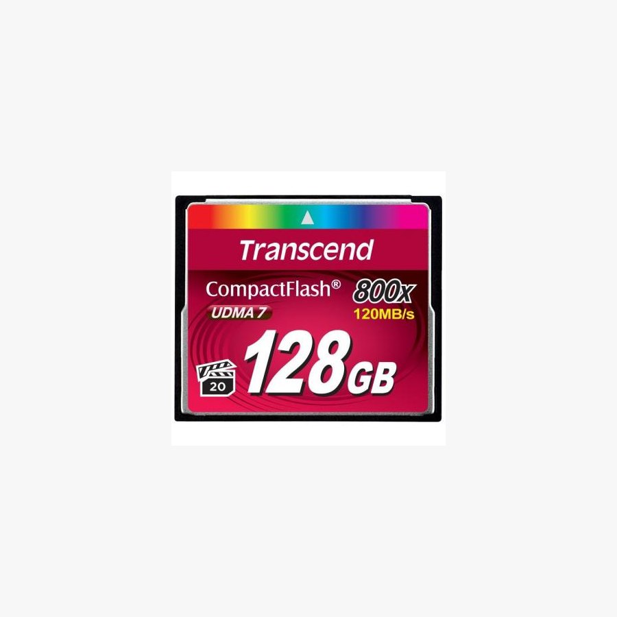 Карта пам'яті Transcend Compact Flash Card 128Gb 800X (TS128GCF800)